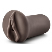 Коричневый мастубратор-вагина Nicole s Kitty - Blush Novelties - в Черкесске купить с доставкой