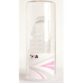 Гелевая прозрачная насадка с 2 отростками - 13 см. - Toyfa Basic - в Черкесске купить с доставкой