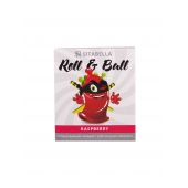 Стимулирующий презерватив-насадка Roll   Ball Raspberry - Sitabella - купить с доставкой в Черкесске
