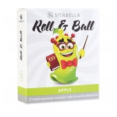 Стимулирующий презерватив-насадка Roll   Ball Apple - Sitabella - купить с доставкой в Черкесске