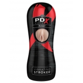 Мастурбатор-вагина Vibrating Pussy Stroker с вибрацией - Pipedream - в Черкесске купить с доставкой