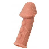 Насадка на фаллос с пузыриками, венками и ребристостью KOKOS Extreme Sleeve 09 - 12,7 см. - KOKOS - в Черкесске купить с доставкой