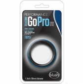Черно-синее эрекционное кольцо Silicone Go Pro Cock Ring - Blush Novelties - в Черкесске купить с доставкой