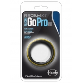 Черно-желтое силиконовое эрекционное кольцо Silicone Go Pro Cock Ring - Blush Novelties - в Черкесске купить с доставкой