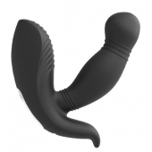 Черный вибромассажер простаты PROSTATE HERO - Dream Toys - в Черкесске купить с доставкой