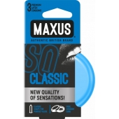 Классические презервативы в железном кейсе MAXUS Classic - 3 шт. - Maxus - купить с доставкой в Черкесске
