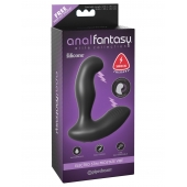 Черный массажер простаты Electro Stim Prostate Vibe с электростимуляцией - 13,3 см. - Pipedream - купить с доставкой в Черкесске