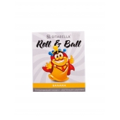 Стимулирующий презерватив-насадка Roll   Ball Banana - Sitabella - купить с доставкой в Черкесске
