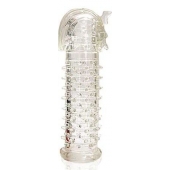 Закрытая прозрачная насадка на пенис Crystal Sleeve Faraon - 13,5 см. - Erowoman-Eroman - в Черкесске купить с доставкой