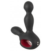 Черный вибромассажер простаты с нагревом и ротацией Prostate Plug - 14,5 см. - Orion - в Черкесске купить с доставкой