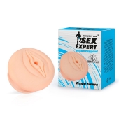 Телесная насадка-вагина на помпу - Sex Expert - в Черкесске купить с доставкой