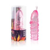 Закрытая рельефная насадка Crystal sleeve snakes в виде змеи с усиками - 14 см. - Erowoman-Eroman - в Черкесске купить с доставкой