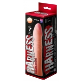 Телесная насадка на Harness с коннектором BLACK LINE - 18,5 см. - LOVETOY (А-Полимер) - купить с доставкой в Черкесске