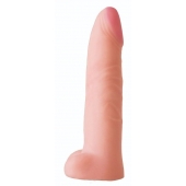 Телесная насадка на Harness с коннектором BLACK LINE - 18,5 см. - LOVETOY (А-Полимер) - купить с доставкой в Черкесске