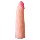 Фаллическая насадка на трусики харнесс - 17,5 см. - LOVETOY (А-Полимер) - купить с доставкой в Черкесске