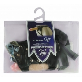 Черный пояс-трусики с двумя насадками Soft-Dolli - 16,5 и 10,5 см. - LOVETOY (А-Полимер) - купить с доставкой в Черкесске