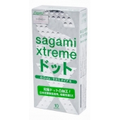 Презервативы Sagami Xtreme Type-E с точками - 10 шт. - Sagami - купить с доставкой в Черкесске