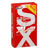 Утолщенные презервативы Sagami Xtreme Feel Long с точками - 10 шт. - Sagami - купить с доставкой в Черкесске