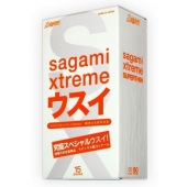 Ультратонкие презервативы Sagami Xtreme SUPERTHIN - 15 шт. - Sagami - купить с доставкой в Черкесске