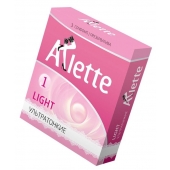 Ультратонкие презервативы Arlette Light - 3 шт. - Arlette - купить с доставкой в Черкесске