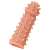 Телесная реалистичная насадка KOKOS Extreme Sleeve 03 с дополнительной стимуляцией - 12,7 см. - KOKOS - в Черкесске купить с доставкой