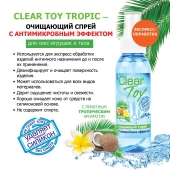 Очищающий спрей для игрушек CLEAR TOY Tropic - 100 мл. - Биоритм - купить с доставкой в Черкесске