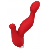Красный силиконовый вибростимулятор простаты Proman - 12,5 см. - ToyFa - в Черкесске купить с доставкой