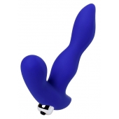 Синий силиконовый вибростимулятор простаты Stroman - 14,5 см. - ToyFa - в Черкесске купить с доставкой