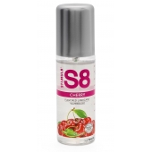 Смазка на водной основе S8 Flavored Lube со вкусом вишни - 125 мл. - Stimul8 - купить с доставкой в Черкесске
