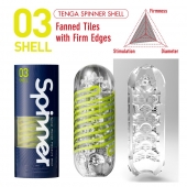 Мастурбатор SPINNER Shell - Tenga - в Черкесске купить с доставкой