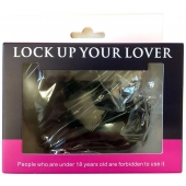 Черные меховые наручники Love с ключиками - Baile - купить с доставкой в Черкесске