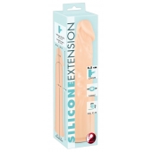 Телесная насадка-удлинитель Silicone Extension - 19 см. - Orion - в Черкесске купить с доставкой