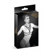 Черная упряжь на грудь Laura - Bijoux Pour Toi - купить с доставкой в Черкесске