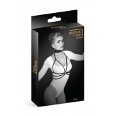 Черная упряжь на грудь Julia - Bijoux Pour Toi - купить с доставкой в Черкесске