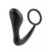 Эрекционное кольцо с анальной пробкой Ass-Gasm Cockring Plug - Pipedream - в Черкесске купить с доставкой