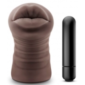 Коричневый мастурбатор-ротик Renee - Blush Novelties - в Черкесске купить с доставкой