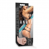 Телесный мастурбатор-ротик Angie - Blush Novelties - в Черкесске купить с доставкой