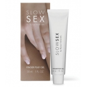 Гель для мастурбации с ароматом кокоса Slow Sex Finger Play Gel - 30 мл. - Bijoux Indiscrets - купить с доставкой в Черкесске