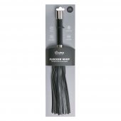 Черная плеть Easytoys Flogger With Metal Grip - 38 см. - Easy toys - купить с доставкой в Черкесске