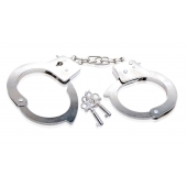 Металлические наручники Beginner s Metal Cuffs - Pipedream - купить с доставкой в Черкесске