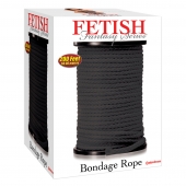 Черная веревка для связывания Bondage Rope - 60,9 м. - Pipedream - купить с доставкой в Черкесске