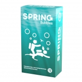 Презервативы SPRING BUBBLES с пупырышками - 12 шт. - SPRING - купить с доставкой в Черкесске