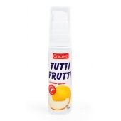Гель-смазка Tutti-frutti со вкусом сочной дыни - 30 гр. - Биоритм - купить с доставкой в Черкесске