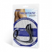 Стимулятор простаты с фиксацией эрекционным кольцом Prostate Gear - BlueLine - в Черкесске купить с доставкой