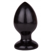 Черный анальный плаг Glide L - 11,7 см. - LOVETOY (А-Полимер)