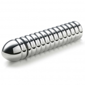 Рельефный фаллос для интенсивного электросекса Groovey George - 20 см. - MyStim - купить с доставкой в Черкесске