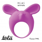 Фиолетовое эрекционное кольцо Fennec Phil - Lola Games - в Черкесске купить с доставкой