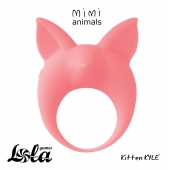 Оранжевое эрекционное кольцо Kitten Kyle - Lola Games - в Черкесске купить с доставкой