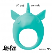 Зеленое эрекционное кольцо Unicorn Alfie - Lola Games - в Черкесске купить с доставкой