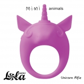 Фиолетовое эрекционное кольцо Unicorn Alfie - Lola Games - в Черкесске купить с доставкой